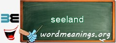 WordMeaning blackboard for seeland